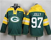 Green Bay Packers #97 Johnny Jolly Green Player Stitched Pullover NFL Hoodie,baseball caps,new era cap wholesale,wholesale hats