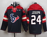 Houston Texans #24 Johnathan Joseph Navy Blue Player Stitched Pullover NFL Hoodie,baseball caps,new era cap wholesale,wholesale hats