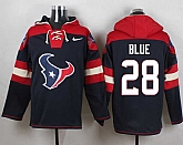 Houston Texans #28 Alfred Blue Navy Blue Player Stitched Pullover NFL Hoodie,baseball caps,new era cap wholesale,wholesale hats