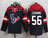 Houston Texans #56 Brian Cushing Navy Blue Player Stitched Pullover NFL Hoodie