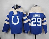 Indianapolis Colts #29 Mike Adams Royal Blue Player Stitched Pullover NFL Hoodie,baseball caps,new era cap wholesale,wholesale hats