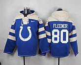 Indianapolis Colts #80 Coby Fleener Royal Blue Player Stitched Pullover NFL Hoodie,baseball caps,new era cap wholesale,wholesale hats