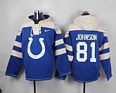 Indianapolis Colts #81 Andre Johnson Royal Blue Player Stitched Pullover NFL Hoodie,baseball caps,new era cap wholesale,wholesale hats