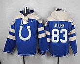 Indianapolis Colts #83 Dwayne Allen Royal Blue Player Stitched Pullover NFL Hoodie,baseball caps,new era cap wholesale,wholesale hats