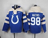 Indianapolis Colts #98 Robert Mathis Royal Blue Player Stitched Pullover NFL Hoodie,baseball caps,new era cap wholesale,wholesale hats