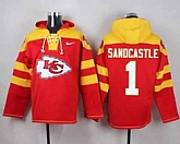 Kansas City Chiefs #1 Leon Sandcastle Red Player Stitched Pullover NFL Hoodie,baseball caps,new era cap wholesale,wholesale hats