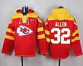 Kansas City Chiefs #32 Marcus Allen Red Player Stitched Pullover NFL Hoodie,baseball caps,new era cap wholesale,wholesale hats