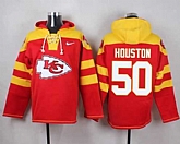 Kansas City Chiefs #50 Justin Houston Red Player Stitched Pullover NFL Hoodie,baseball caps,new era cap wholesale,wholesale hats