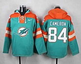 Miami Dolphins #84 Jordan Cameron Aqua Green Player Stitched Pullover NFL Hoodie,baseball caps,new era cap wholesale,wholesale hats