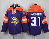 Minnesota Vikings #31 Jerick McKinnon Purple Player Stitched Pullover NFL Hoodie,baseball caps,new era cap wholesale,wholesale hats