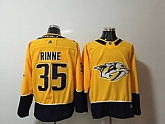 Nashville Predators #35 Pekka Rinne Yellow Adidas Stitched NHL Jersey,baseball caps,new era cap wholesale,wholesale hats