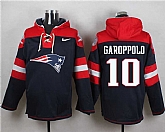New England Patriots #10 Jimmy Garoppolo Navy Blue Player Stitched Pullover NFL Hoodie,baseball caps,new era cap wholesale,wholesale hats