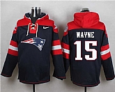 New England Patriots #15 Reggie Wayne Navy Blue Player Stitched Pullover NFL Hoodie,baseball caps,new era cap wholesale,wholesale hats