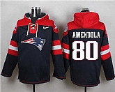 New England Patriots #80 Danny Amendola Navy Blue Player Stitched Pullover NFL Hoodie,baseball caps,new era cap wholesale,wholesale hats