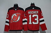 New Jersey Devils #13 Nico Hischier Red Adidas Stitched NHL Jersey,baseball caps,new era cap wholesale,wholesale hats