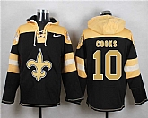 New Orleans Saints #10 Brandin Cooks Black Player Stitched Pullover NFL Hoodie,baseball caps,new era cap wholesale,wholesale hats