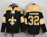 New Orleans Saints #32 Kenny Vaccaro Black Player Stitched Pullover NFL Hoodie,baseball caps,new era cap wholesale,wholesale hats
