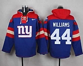 New York Giants #44 Andre Williams Royal Blue Player Stitched Pullover NFL Hoodie,baseball caps,new era cap wholesale,wholesale hats