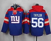 New York Giants #56 Lawrence Taylor Royal Blue Player Stitched Pullover NFL Hoodie,baseball caps,new era cap wholesale,wholesale hats