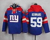 New York Giants #59 Devon Kennard Royal Blue Player Stitched Pullover NFL Hoodie,baseball caps,new era cap wholesale,wholesale hats