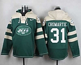 New York Jets #31 Antonio Cromartie Green Player Stitched Pullover NFL Hoodie,baseball caps,new era cap wholesale,wholesale hats