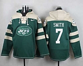 New York Jets #7 Geno Smith Green Player Stitched Pullover NFL Hoodie,baseball caps,new era cap wholesale,wholesale hats