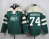 New York Jets #74 Nick Mangold Green Player Stitched Pullover NFL Hoodie,baseball caps,new era cap wholesale,wholesale hats