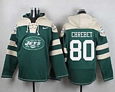 New York Jets #80 Wayne Chrebet Green Player Stitched Pullover NFL Hoodie,baseball caps,new era cap wholesale,wholesale hats