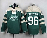 New York Jets #96 Muhammad Wilkerson Green Player Stitched Pullover NFL Hoodie,baseball caps,new era cap wholesale,wholesale hats