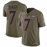 Nike Denver Broncos #7 John Elway Olive Salute To Service Limited Jersey DingZhi,baseball caps,new era cap wholesale,wholesale hats