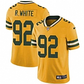 Nike Green Bay Packers #92 Reggie White Yellow NFL Vapor Untouchable Player Limited Jersey,baseball caps,new era cap wholesale,wholesale hats