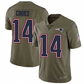 Nike New England Patriots #14 Brandin Cooks Olive Salute To Service Limited Jersey DingZhi,baseball caps,new era cap wholesale,wholesale hats
