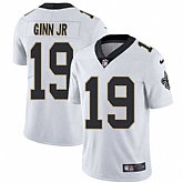 Nike New Orleans Saints #19 Ted Ginn Jr. White NFL Vapor Untouchable Player Limited Jersey,baseball caps,new era cap wholesale,wholesale hats