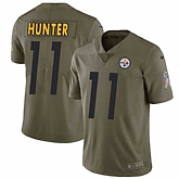 Nike Pittsburgh Steelers #11 Justin Hunteri Olive Salute To Service Limited Jersey DingZhi,baseball caps,new era cap wholesale,wholesale hats