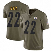 Nike Pittsburgh Steelers #22 William Gayi Olive Salute To Service Limited Jersey DingZhi,baseball caps,new era cap wholesale,wholesale hats