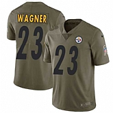 Nike Pittsburgh Steelers #23 Mike Wagneri Olive Salute To Service Limited Jersey DingZhi,baseball caps,new era cap wholesale,wholesale hats