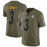 Nike Pittsburgh Steelers #3 William Jonesi Olive Salute To Service Limited Jersey DingZhi,baseball caps,new era cap wholesale,wholesale hats