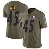 Nike Pittsburgh Steelers #45 Roosevelt Nixi Olive Salute To Service Limited Jersey DingZhi,baseball caps,new era cap wholesale,wholesale hats
