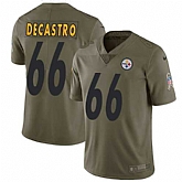 Nike Pittsburgh Steelers #66 David Decastroi Olive Salute To Service Limited Jersey DingZhi,baseball caps,new era cap wholesale,wholesale hats