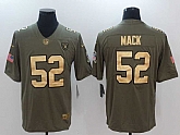 Nike Raiders #52 Khalil Mack Olive Gold Salute To Service Limited Jersey,baseball caps,new era cap wholesale,wholesale hats