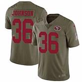 Nike San Francisco 49ers #36 Dontae Johnson Olive Salute To Service Limited Jersey DingZhi,baseball caps,new era cap wholesale,wholesale hats