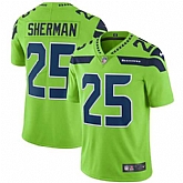 Nike Seattle Seahawks #25 Richard Sherman Green NFL Vapor Untouchable Player Limited Jersey,baseball caps,new era cap wholesale,wholesale hats