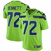 Nike Seattle Seahawks #72 Michael Bennett Green NFL Vapor Untouchable Player Limited Jersey,baseball caps,new era cap wholesale,wholesale hats