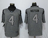 Nike Texans #4 Deshaun Watson Gray Gridiron Gray Limited Jersey,baseball caps,new era cap wholesale,wholesale hats