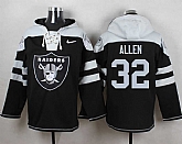 Oakland Raiders #32 Marcus Allen Black Player Stitched Pullover NFL Hoodie,baseball caps,new era cap wholesale,wholesale hats