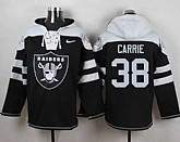 Oakland Raiders #38 T.J. Carrie Black Player Stitched Pullover NFL Hoodie,baseball caps,new era cap wholesale,wholesale hats