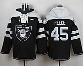 Oakland Raiders #45 Marcel Reece Black Player Stitched Pullover NFL Hoodie,baseball caps,new era cap wholesale,wholesale hats