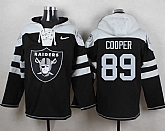 Oakland Raiders #89 Amari Cooper Black Player Stitched Pullover NFL Hoodie,baseball caps,new era cap wholesale,wholesale hats