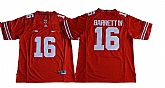 Ohio State Buckeyes #16 J.T. Barrett IV Red College Football Jersey,baseball caps,new era cap wholesale,wholesale hats