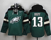 Philadelphia Eagles #13 Josh Huff Midnight Green Player Stitched Pullover NFL Hoodie,baseball caps,new era cap wholesale,wholesale hats